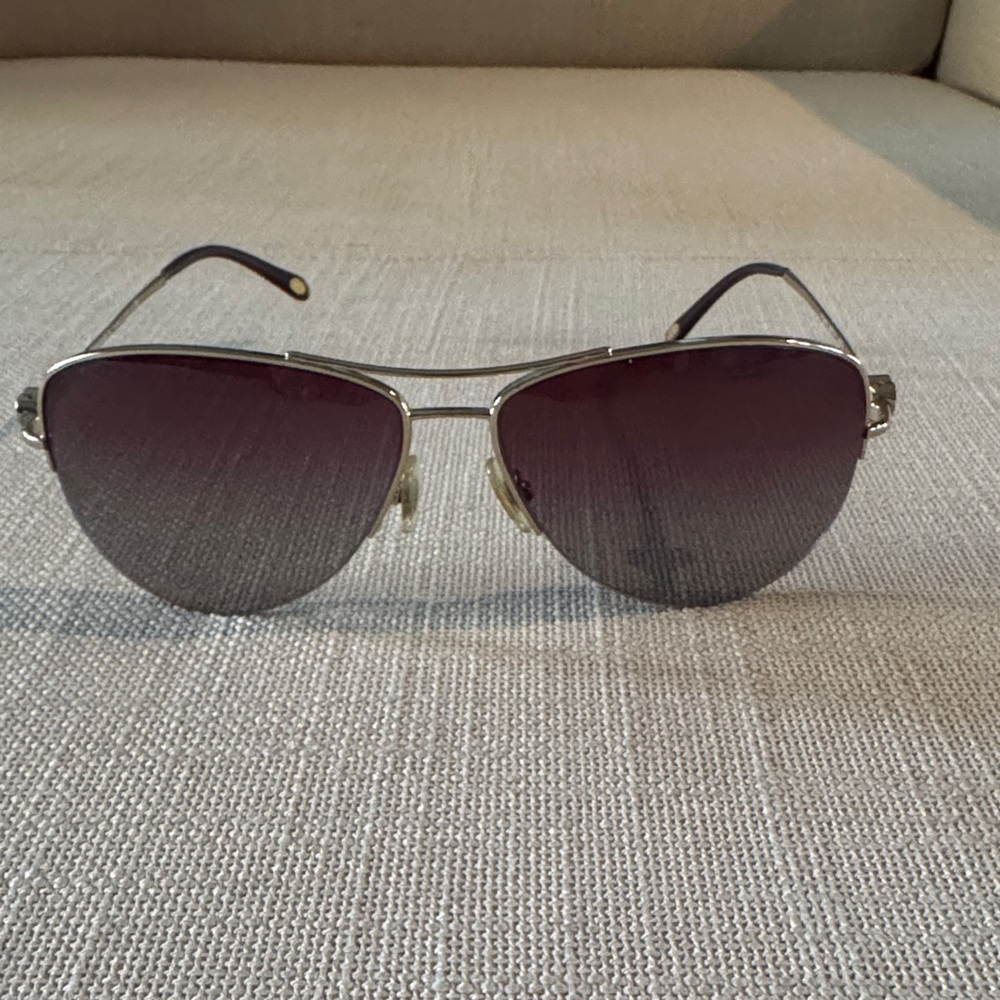 Tiffany & Co Purple Gradient Aviator Sunglasses